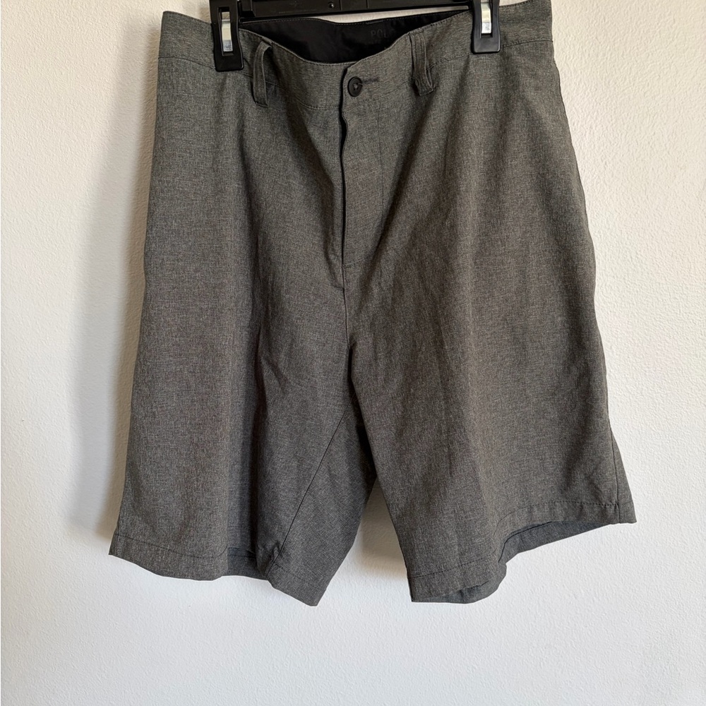 Polo by Ralph Lauren Gray Flat Front Shorts